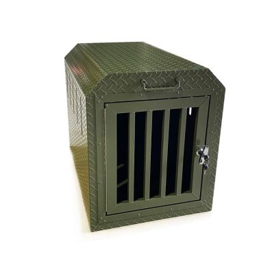Coffre aluminium transport chien 550x850x650 mm – Edition nature