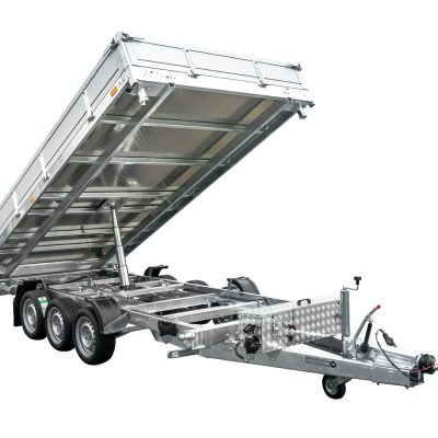 Remorque benne hydraulique trois essieux Unitrailer Tasker